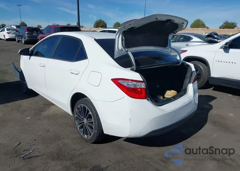 2015 Toyota Corolla S Plus from USA, damaged, VIN 5YFBURHEXFP360604